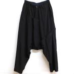 ヨウジヤマモトプールオム YOHJI YAMAMOTO pour homme 2021SS カバーサルエルパンツ HD-P34-100 ブラック サイ