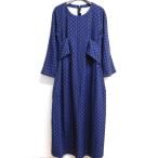 コムデギャルソンコムデギャルソン COMME des GARCONS COMME des GARCONS 2020AW 総柄ワンピース ネイビー サイ