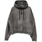 イージーシーズン1 YEEZY SEASON1 HALF ZIP HOODIE ハーフジッププルオーバーパーカー AP4886 グレー サイズ:S