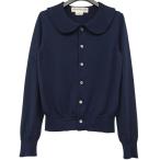 コムデギャルソンガール COMME des GARCONS GIRL 2025SS ラウンドカラーカーディガン NO-N001 ネイビー サイズ:S