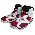 ショッピングjordan ナイキ NIKE AIR JORDAN 6 RETRO CARMINE エアジョーダン6 384664-160 ホワイト サイズ：27.5cm