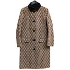 サリースコット sally scott ジャガードコート ベージュ サイズ：9AR