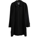 バーバリー BURBERRY ステンカラーコート カシミアブレンド ブラック サイズ：LL