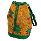 エルメス HERMES 巾着 鳥柄ワンショルダーバッグ マルチ