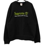 ショッピングTimberland シュプリーム×ティンバーランド Supreme×Timberland クルーネックスウェット ブラック サイズ：L