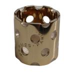 エルメス HERMES スカーフリング パンチング ゴールド