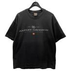 ハーレーダビッドソン HARLEY-DAVIDSON プリントTシャツ ブラック サイズ:L