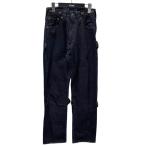 エヴィス EVISU チェック柄デニムパンツ カモメプリント 2536 インディゴ サイズ:28