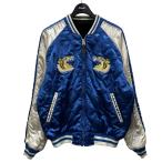 アルファ ALPHA 24SS スカジャン リバーシブルスーベニアジャケット 0615-00-573-8335 ブルー・ブラック サイズ:L