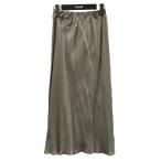 ショッピングAライン ノーブル Noble 24AW キュプラサテンナローAラインスカート 24060240507130 ベージュ サイズ：36