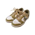  Nike NIKE Dunk Low ESS Barley Paisley спортивные туфли DH4401-104 белый × зеленый размер :24