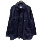 ショッピングプリント ポストオーバーオールズ POST O’ALLS 24AW ヘリンボーンプリントコーデュロイジャケット Engineers’ Jacket エンジニアー