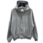 ショッピング比較 ムージムージ MOOJIMOOJI ダメージ加工ジップアップパーカー OVERSIZED ZIP UP HOODIE AGED オーバーサイズ ジップ