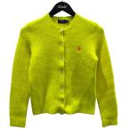 ポロラルフローレン POLO RALPH LAUREN ウールニットカーディガン ネオンイエロー サイズ：S