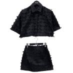 [ снижение цены ]Ameri VINTAGE 24SS выставить CHARMING RIBBON LIKE SHORT SHIRT| MINI SKIRT