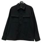 【値下げ】Theory 23SS「CLYFFORD MLTNEOTERIC TWILL」CPOシャツ ブラック サイズ：S (EC)