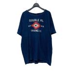 【値下げ】RRL 「Logo Indigo Jersey T-Shirt」プリントTシャツ ネイビー サイズ：XL (EC)