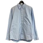 オーラリー AURALEE 「WASHED FINX TWILL BIG SHIRTS」 ビッグシャツ ライトブルー サイズ：34