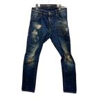 ショッピングディースクエアード ディースクエアード DSQUARED2 「Tidy Biker Jean」 ダメージ加工デニムパンツ S74LA0787 S30309 インディゴ サ