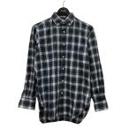 ショッピングINDIVIDUALIZED インディビジュアライズドシャツ INDIVIDUALIZED SHIRTS チェックシャツ ネイビー×グリーン サイズ：14-31