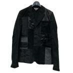 ショッピングコムデギャルソン ブラック　コムデギャルソン BLACK　COMME　des　GARCONS パッチワークジャケット ブラック サイズ：S