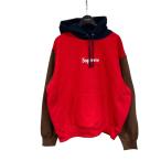 【値下げ】Supreme 24AW Box Logo Hooded Sweatshirt ボックスロゴフーディ パーカー レッド×ブラウン サイズ：S