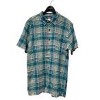 パタゴニア Patagonia 半袖チェックシャツ STY52921SP14 スカイブルー サイズ:M