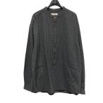 ショッピング比較 コンフェクト CONFECT ウールコットンストライププルオーバー バンドカラーシャツ 02214-0042 グレー サイズ：4