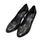 [ снижение цены ]LOUIS VUITTON цветок туфли-лодочки 0049 черный размер :38 (EC)