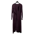 プリーツプリーズ PLEATS PLEASE ロングカーディガン PP53-JA201 パープル サイズ：4