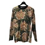 ショッピング花柄 ワイスリー Y-3 花柄長袖カットソー DP0566 レッド×グリーン サイズ：S