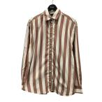 ベースレンジ BASERANGE ストライプシャツ ベージュ サイズ：XS