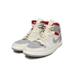 【値下げ】NIKE AIR JORDAN 1 MID PREMIUM SNEAKERSNSTUFF スニーカー ホワイト×グレー サイズ：US 12．