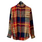 【値下げ】HENRIK VIBSKOV PYJAMA SHIRT パジャマチェックシャツ レッド×ネイビー×ボルドー サイズ：XS (南船場店)