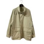 【値下げ】AURALEE WOOL MAX CANVAS HIGH NECK ZIP BLOUSON ジップブルゾン A25SB03WC グリーン サイズ：4 (南船場店)