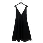 ルシェルブルー LE CIEL BLEU contrast stitch dress ノースリーブ・キャミソールワンピース 21S65517 ブラック