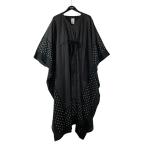 [ снижение цены ]WMV KAFTAN DRESS точка платье One-piece 0319105017004 черный × белый размер :0 (EC)