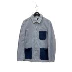 ショッピングロエベ ロエベ LOEWE Paulas Ibiza ダメージ加工ワークジャケット カバーオール 1720414 ブルー サイズ：44