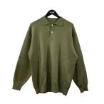 ショッピングHIGH ユニバーサルプロダクツ UNIVERSAL PRODUCTS． HIGH GAUGE KNIT POLO ニットポロシャツ 233-60207 グリー