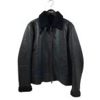タリアトーレ TAGLIATORE COWAN  ムートンフライトジャケット ブラック サイズ：48