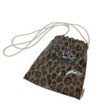  тонн Bear TEMBEA Leopard рисунок мешочек бежевый 