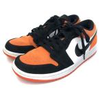 【10月25日値下】NIKE 「AIR JORDAN 1 LOW SHATTERED BACKBOARD」スニーカー ホワイト×ブラック×スターフィッ