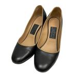 【値下げ】Salvatore Ferragamo 「Madia 」ヒールパンプス ブラック サイズ：7　1／2 (中目黒店)