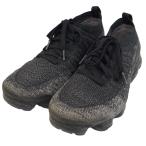 【値下げ】NIKE 「AIR VAPORMAX FLYKNIT」スニーカー ブラック×ダークグレー サイズ：28．5cm (EC)