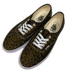 ヴァンズ×ワコマリア VANS×WACKO MARIA 「Authentic」 レオパード柄スニーカー 667569-0002 ブラウン サイズ：28