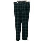 コムデギャルソンオムドゥ COMME des GARCONS HOMME DEUX チェックパンツ DL-P054 グリーン サイズ：XS