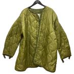 ショッピングrmk 【値下げ】WIND AND SEA QUILTING LINER JACKET バックロゴライナーキルティングジャケット WDS-RMK-02 オリーブ サイズ：FREE (中目黒店)