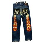 エヴィス EVISU フレイム大黒デニムパンツ インディゴ サイズ:36×36