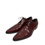 ドルチェアンドガッバーナ DOLCE & GABBANA ポインテッドトゥレザー シューズ 647 1085 ワインレッド サイズ:8