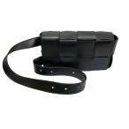 ボッテガヴェネタ BOTTEGA VENETA カセットバッグ ブラック サイズ：ONE SIZE